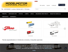 Tablet Screenshot of modelmotor.es